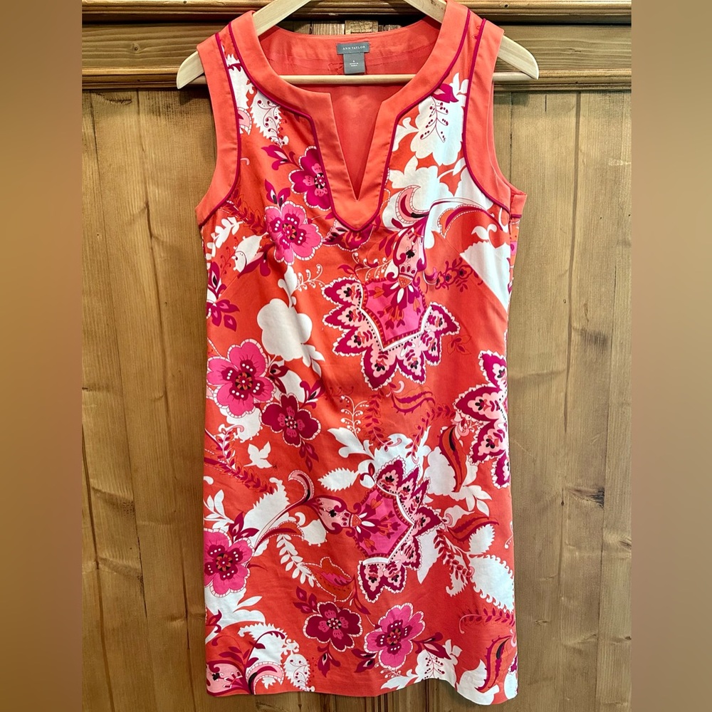Tropical Ann Taylor dress